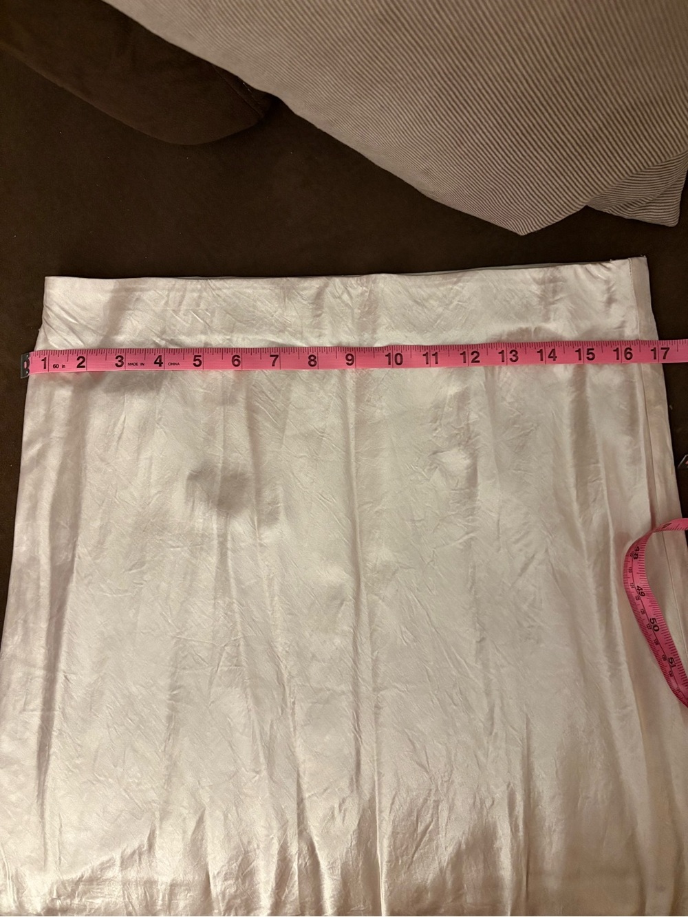 Slip Satin Maxi Skirt – Blush - Picture 4 of 4